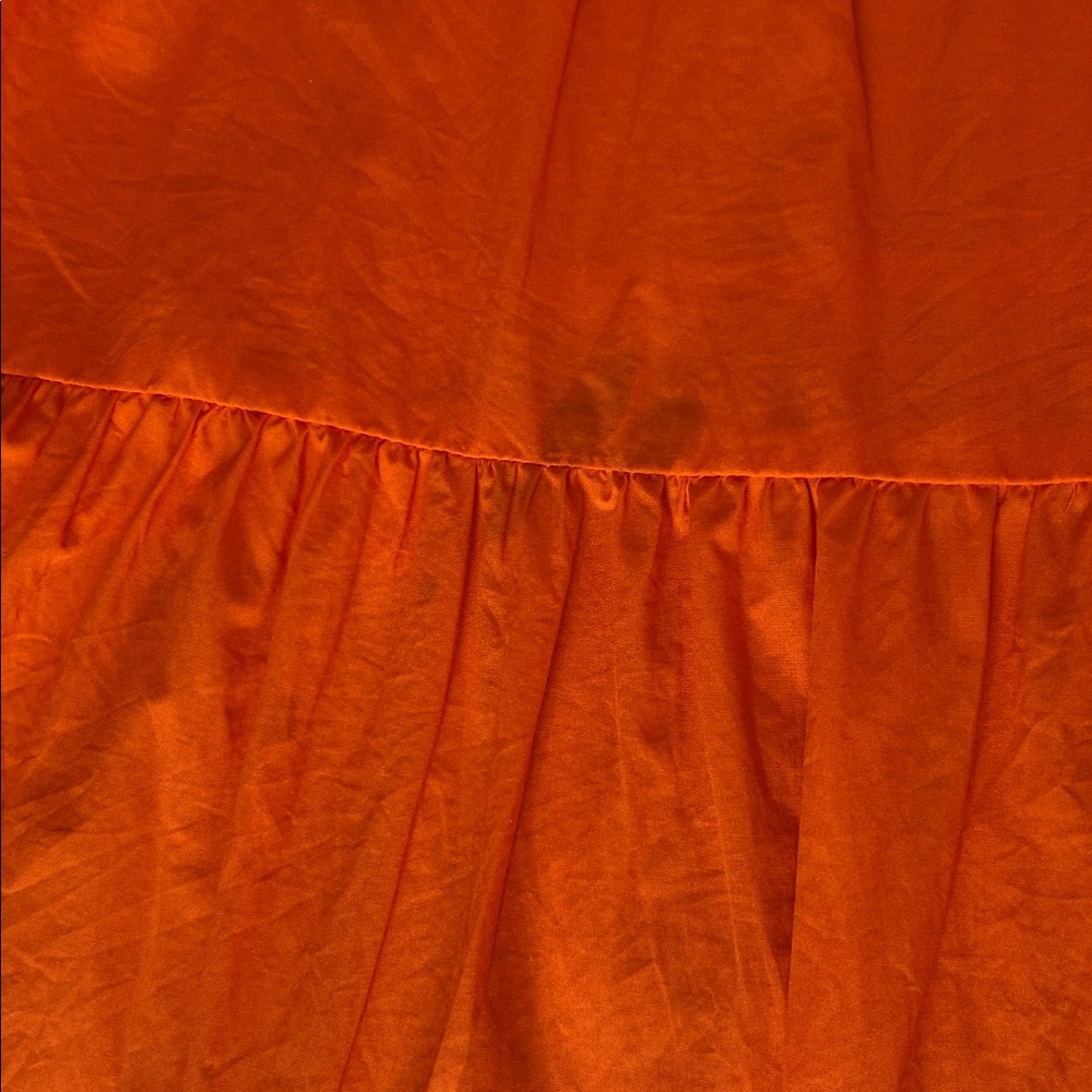 Bright Tiered Dress with Eyelet Ruffle Sleeves Rare 2021 piece *small spot - Picture 10 of 12